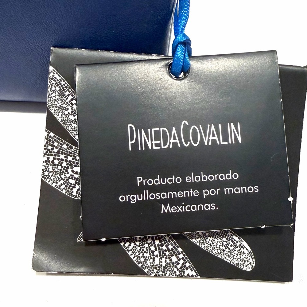 NWT Pineta Covalin Dragonfly Silk Clutch Chain Shoulder Bag - Picture 9 of 15